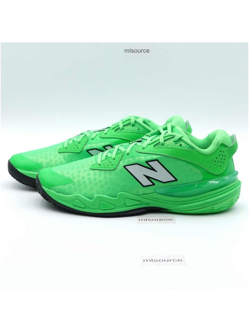 NEW Men's New Balance Hesi Low v2 Basketball Shoe BBHSLGR2 Green Punch/White